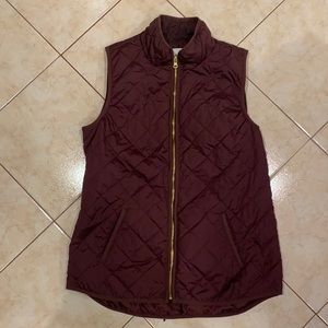 Deep purple vest